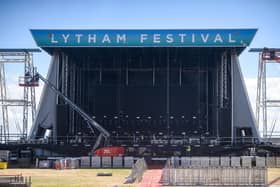 These were the scenes as Lytham Festival geared up for its first night.