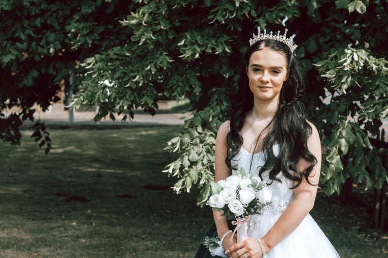 It was a big day for new Thornton Clevelys Gala Queen, Layla Clarke, 16, who was immaculately attired for the big day.