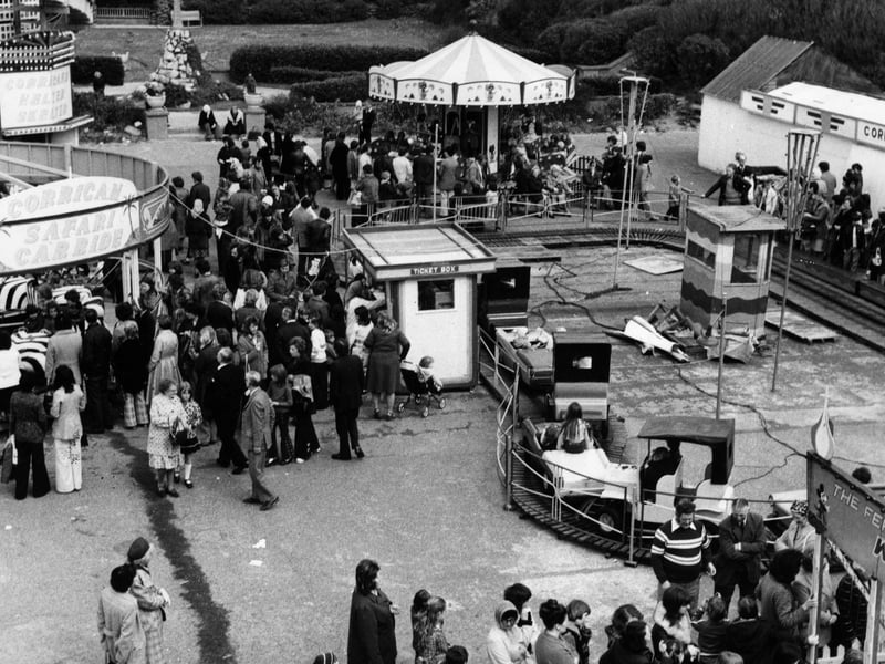 Fairground at Marine Gardens in the 1960s