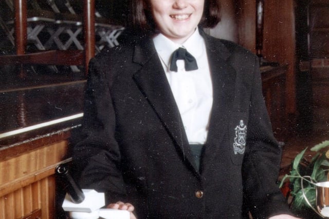 Verity Brown of Arnold School who has had a poem included in a new anthology, 1998