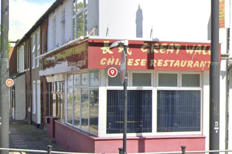 Rated 4: Great Wall at 29 - 33 Bold Street, Fleetwood, Lancashire; rated on September 11