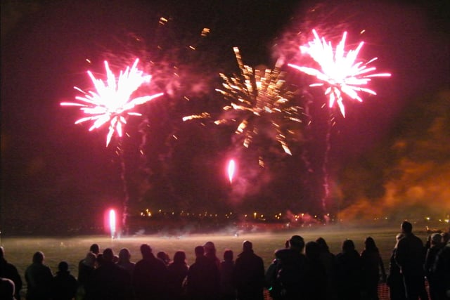 The bonfire and firework display in Fleetwood in 2009 was a huge success