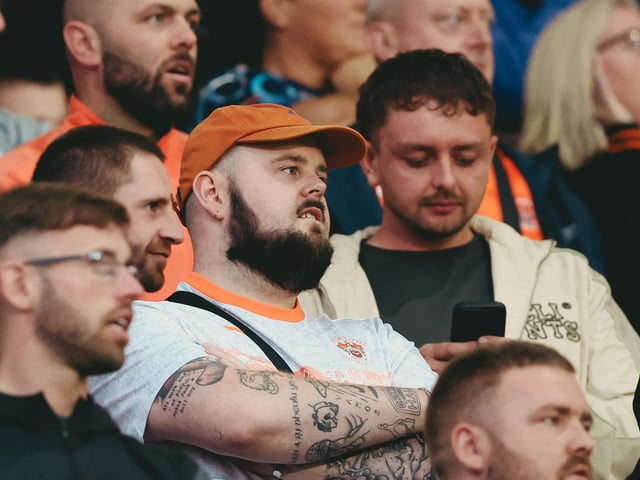 Seasiders supporters made the midweek trip to Oakwell.