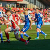 Fleetwood Town forward Cian Hayes against Doncaster Rovers.