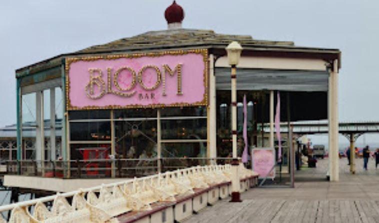 Bloom Bar, North Pier, Blackpool. Situated at the end of North Pier you can relax and gaze at views of sea while sipping on a refreshing drink.