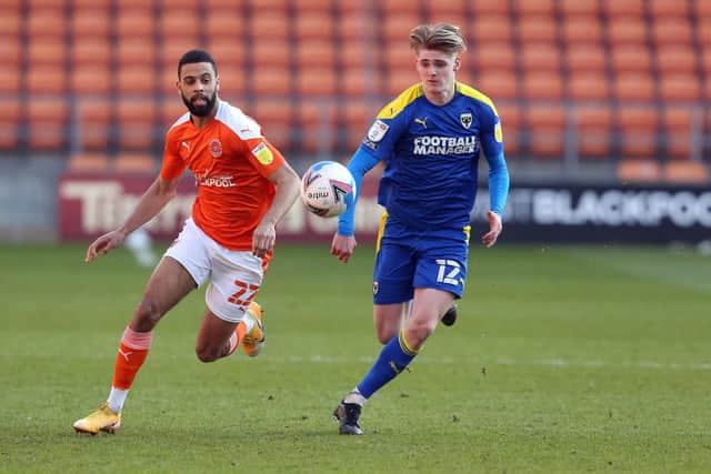 Rudoni in action against the Seasiders during the 2021/21 season