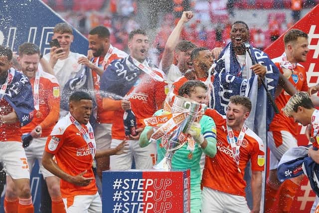 I was fortunate enough to witness two Wembley promotions during my time covering the Seasiders