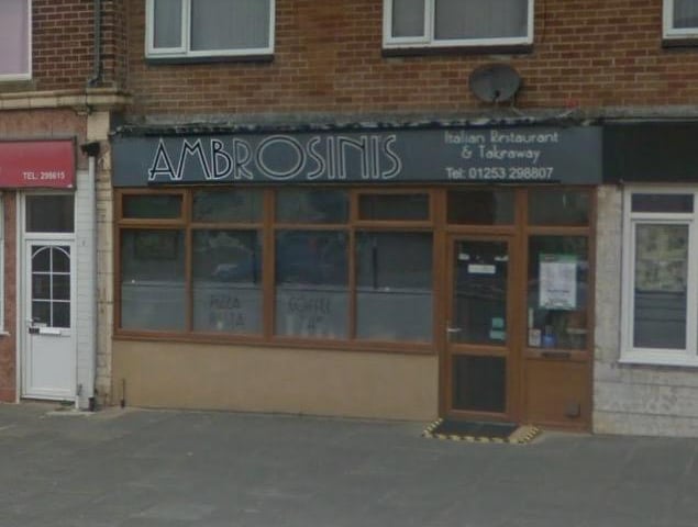 Ambrosini's, 19 Squires Gate Lane, Blackpool FY4 1SN