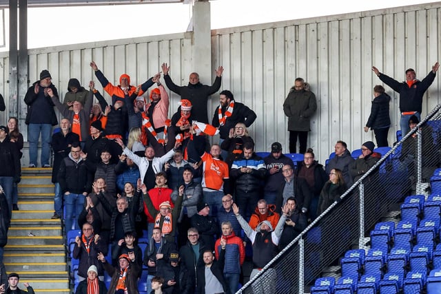 Seasiders supporters enjoyed their trip to Reading.