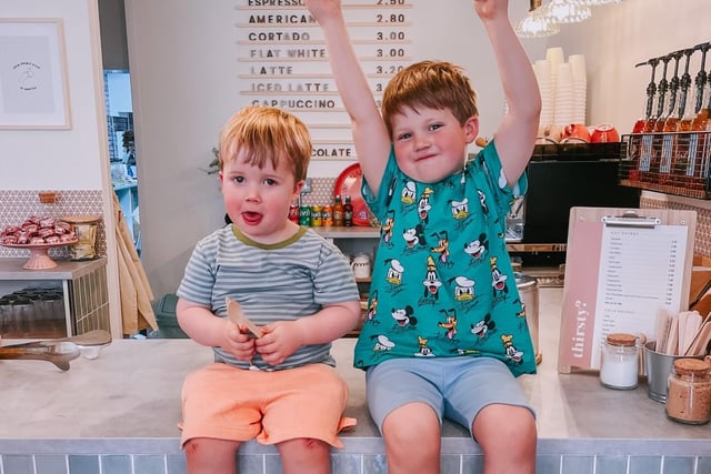 A child-friendly atmosphere with toys, books and more to keep them amused