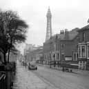 Adelaide Street from King Street, Blackpool 1953