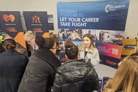 Jobseekers at the Blackpool Jobs Fair