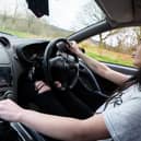 Misha Rogers pictured at the wheel of her  adapted Toyota Celica T-sport Photo: Kelvin Stuttard