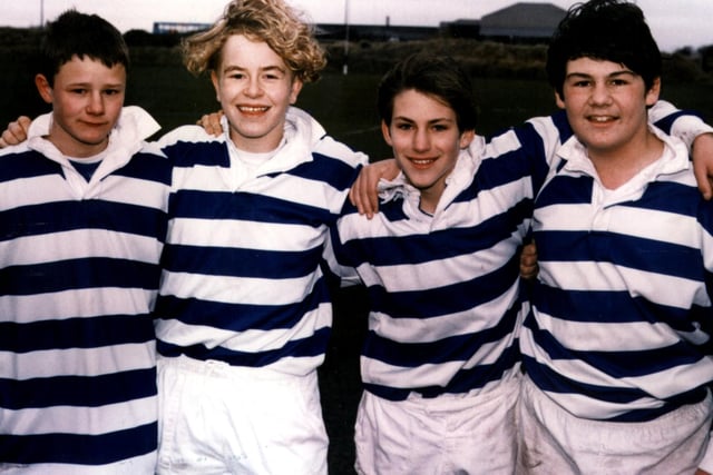 King Edward School Under 14 rugby stars