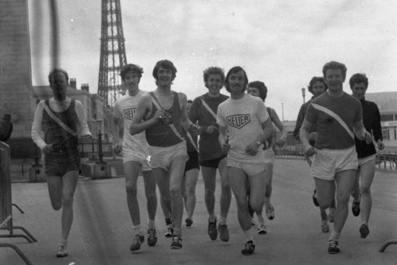 Anyone recognise these chaps taking a run in Blackpool?