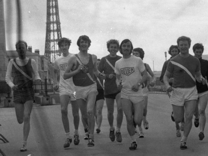 Anyone recognise these chaps taking a run in Blackpool?