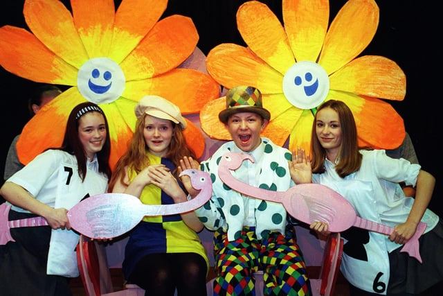 School production of Alice - The Musical. Michelle Connolly, Tara Hassett, Andrew Taylor and Siobhan Burrows