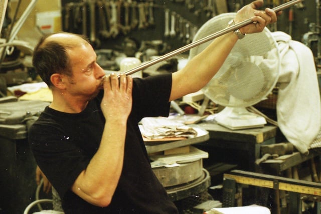 The art of glass-blowing in Blackpool