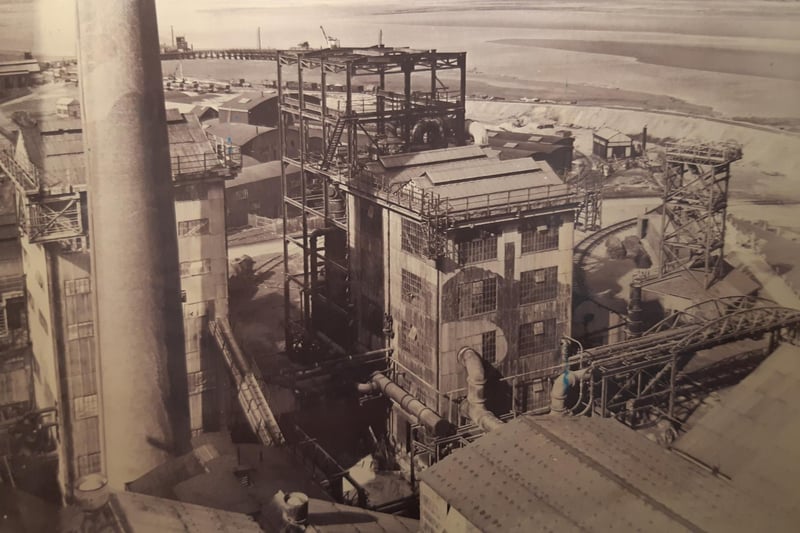 An undated photo of part of the ICI works