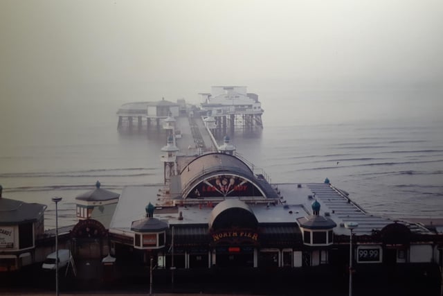 Sea mist rolling in for this North Pier photo in 1996
