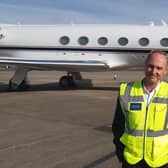 Blackpool Airport managing director Steve Peters