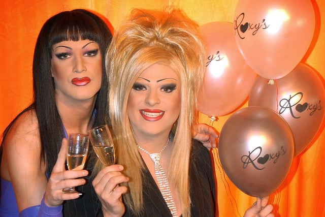 Miss Rose Kelly and Brandy Babycham of Roxy's back in 2004