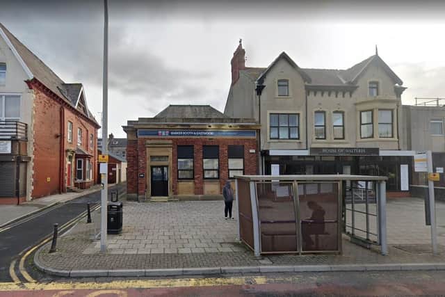 Lytham Road was blocked off while fire and ambulance crews worked at the scene outside the office of personal injury lawyers Barker Booth & Eastwood