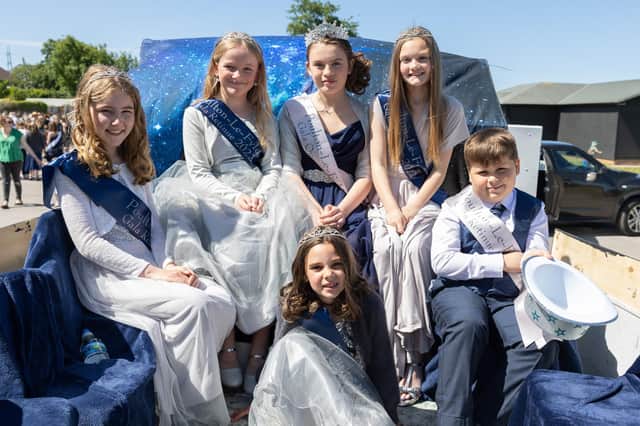 Gala Queen Stevie Rolland and her retinue