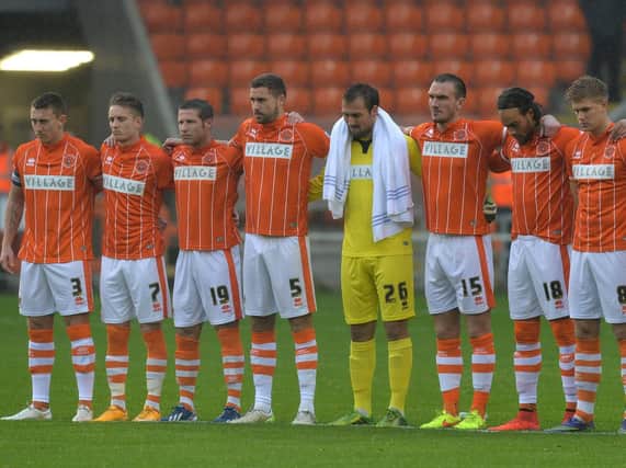 A minute's silence will be held prior to Blackpool's game against Hartlepool at Bloomfield Road