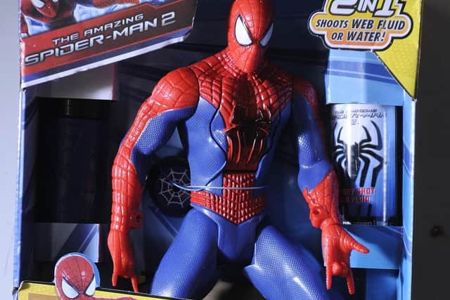 Counterfeit Spiderman toys were seized by Trading Standards