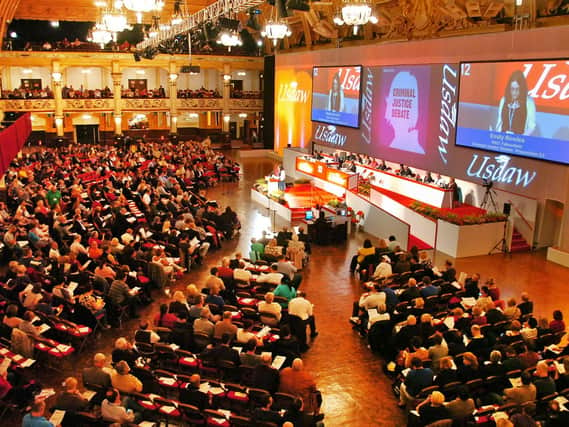Delegates at The USDAW conference in 2013