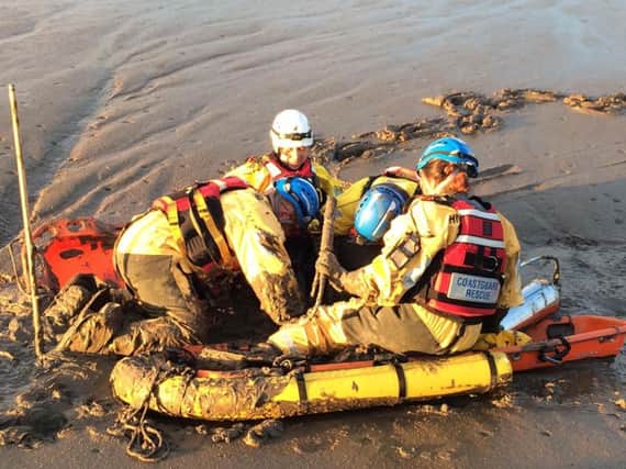 Mud rescue skills are vital on the North West coast