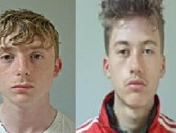 Antony Holder, 15, (pictured left) was last seen at the library on Victoria Road East in Thornton. Lewis Lord, 15, (pictured right) was last seen at the library in Thornton.