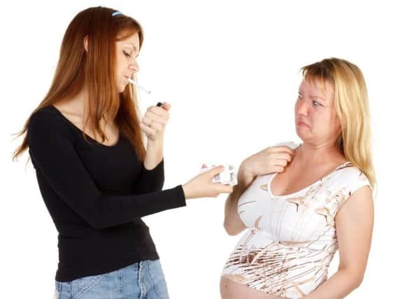 Numbers of mums who smoke has dropped
