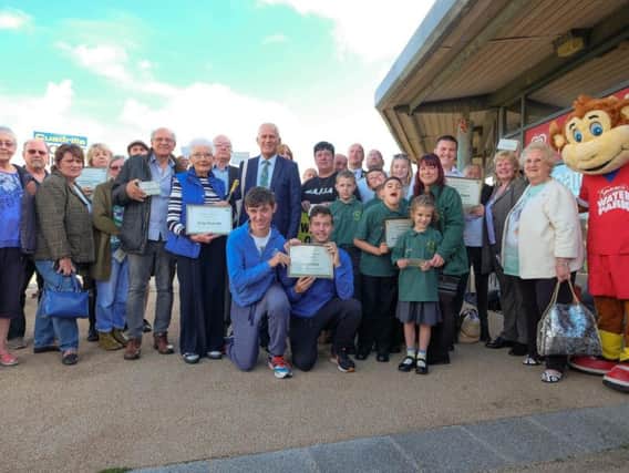 The awards were handed out to Blackpools green heroes