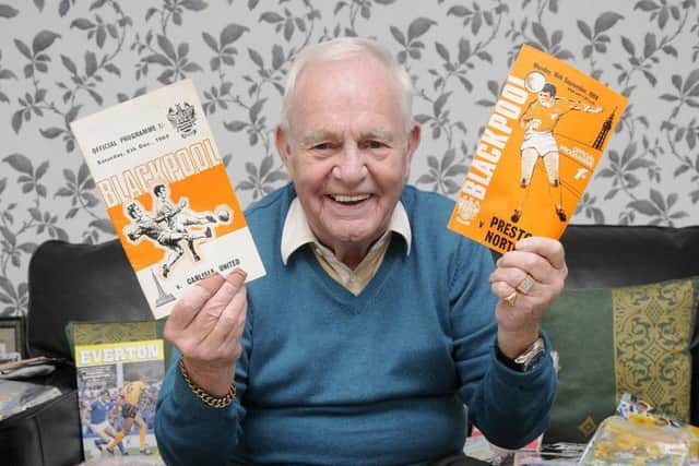 Ron Ray with some of his programmes