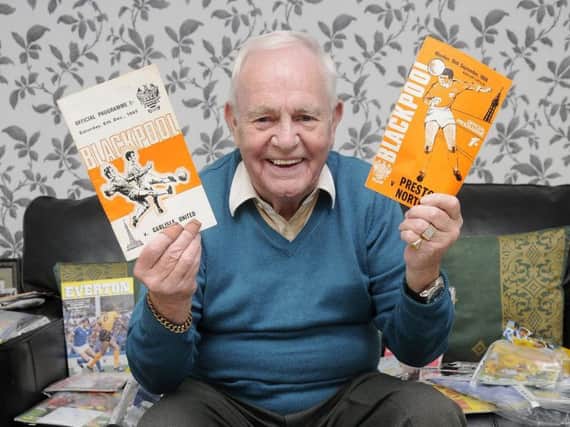 Ron Ray with some of his programmes