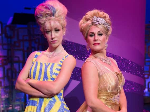 St Annes own Gina Murray, right, as Velma Von Tussle, with Aimee Moore as Amber