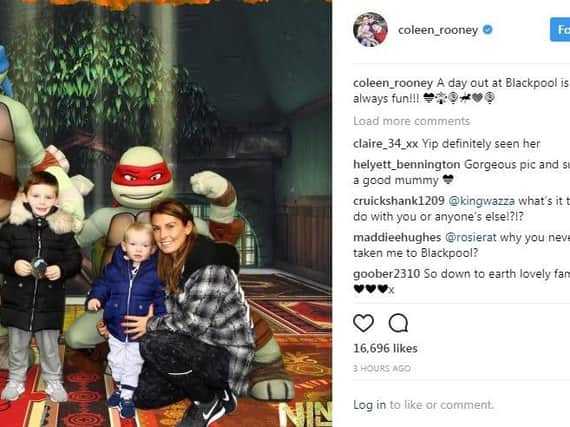 Coleen shared this snap on Instagram this morning (Pic: Coleen Rooney/Instagram)