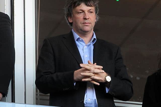 Karl Oyston attended the hearing alongside a lawyer