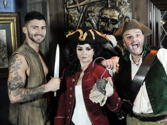 Jake, Jennifer and Scott Gallagher as Smee