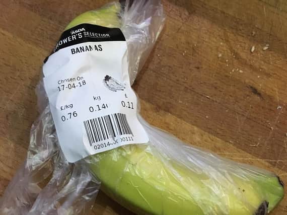 Ms Gordon thought the supermarket had made a typo when she was charged 930.11 for the 11p banana. Photo credit: Bobbie Gordon/PA Wire