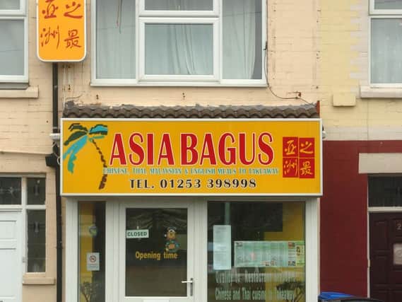 The defendant admitted nine food hygiene offences after an inspection at Asia Bagus in Blackpool
