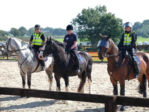 World Horse Welfare's Missy centre is to go on trial with Lancashire Constabulary's mounted police