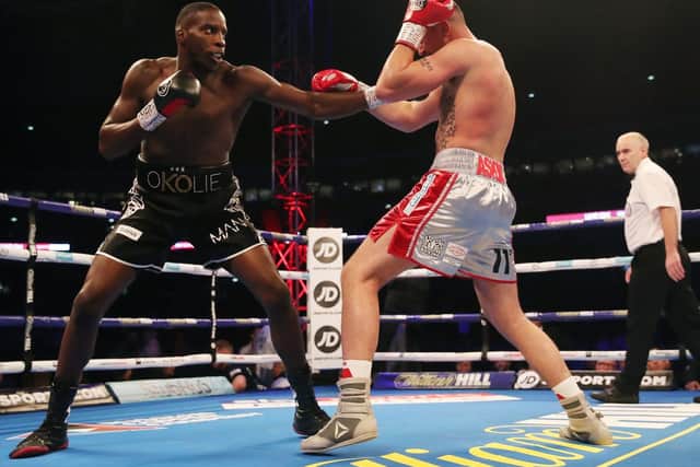 Okolie and Askin square up to one another