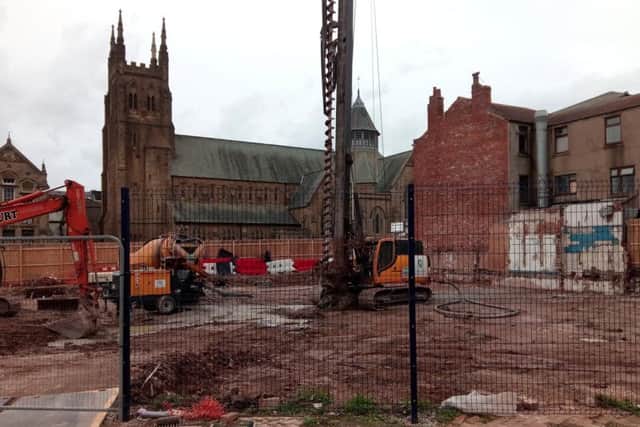 Work underway in Talbot Square