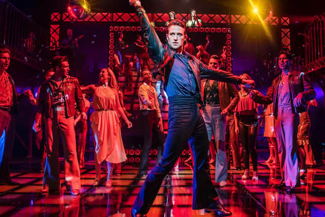 Richard Winsor fronts the cast of Saturday Night Fever