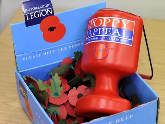 Poppy collection tins were among the items stolen during a crime spree in Poulton