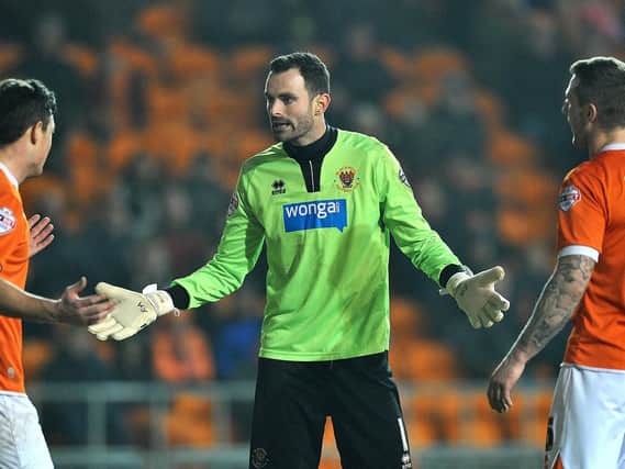 Joe Lewis spent time on loan with Blackpool during the 2014/15 season