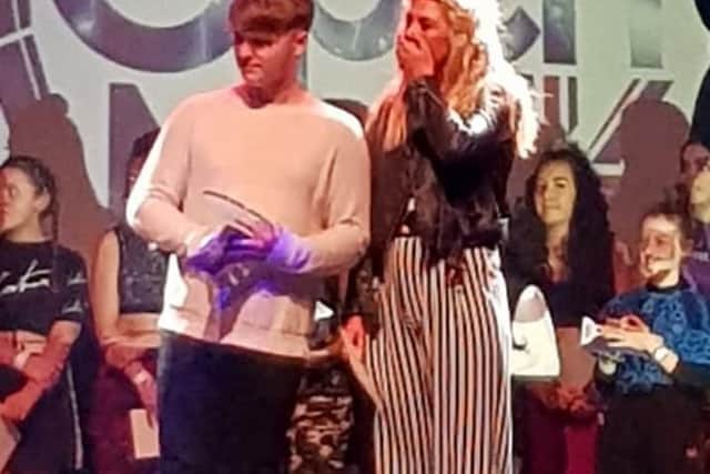 Announced as winners on stage.